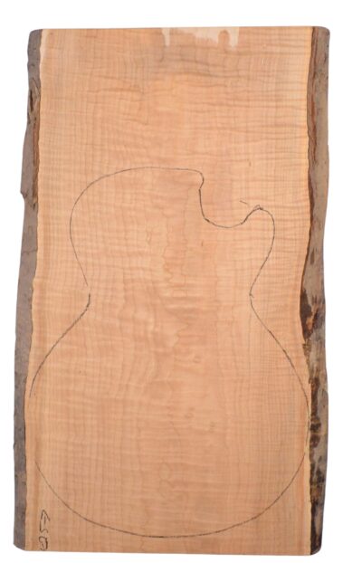 Maple (Soft) GuitarSolidBodyTopATC L15449.G.147