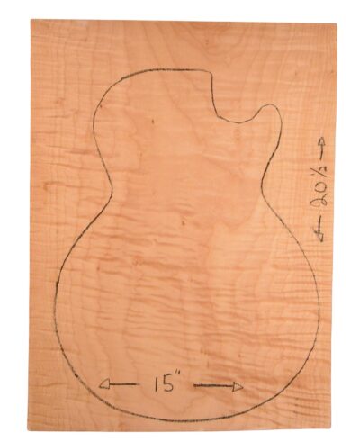 Maple (Big Leaf) GuitarSolidBodyTopATC L20199.G.039