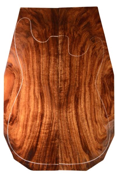 Koa GuitarSolidBodyTopATC L20998.G.052