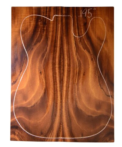 Koa GuitarSolidBodyTopATC L20998.G.057
