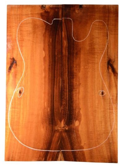 Koa GuitarSolidBodyTopATC L20998.G.076