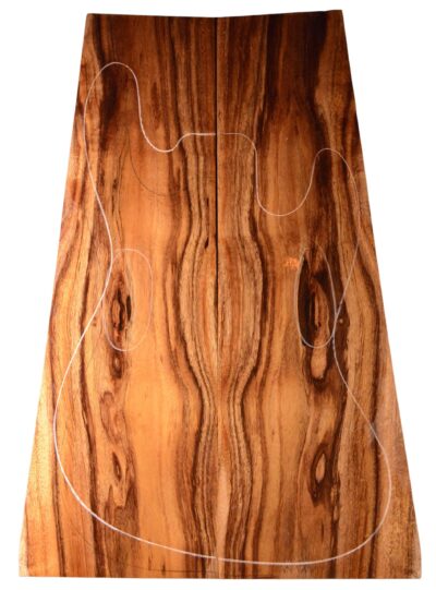 Koa GuitarSolidBodyTopATC L20998.G.077