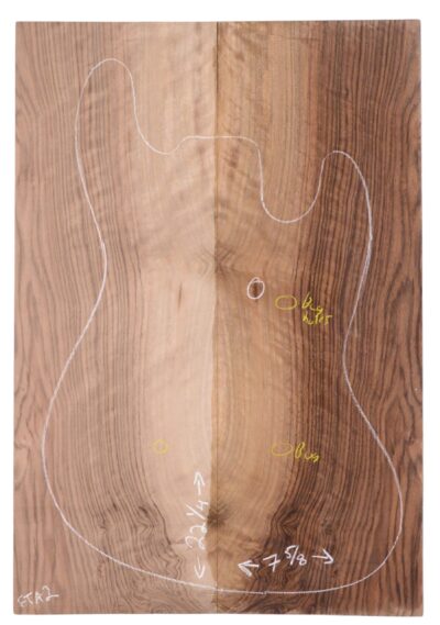Walnut (Bastogne) GuitarSolidBodyTopATC M3317.G.003