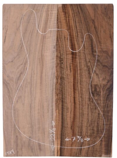 Walnut (Bastogne) GuitarSolidBodyTopATC M3317.G.009
