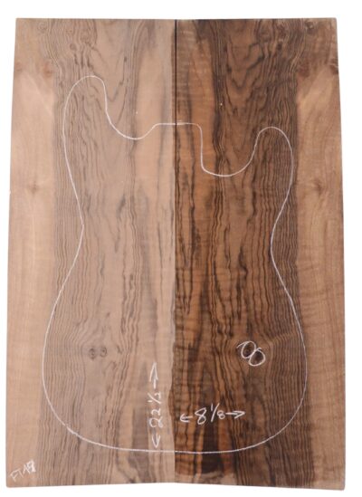 Walnut (Bastogne) GuitarSolidBodyTopATC M3317.G.012
