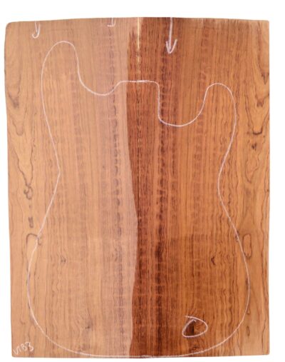 Rosewood (Nicaraguan) GuitarSolidBodyTopATC NRWSB.G.077