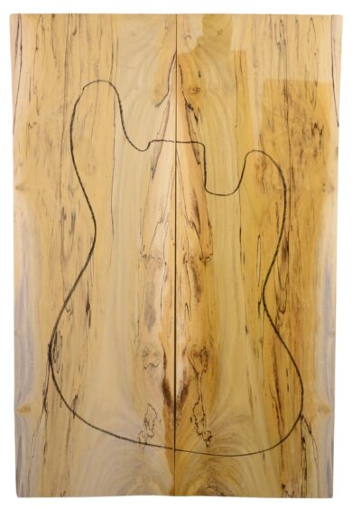 Poplar GuitarSolidBodyTopATC 22984.G.019