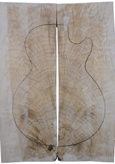 Maple (Big Leaf) GuitarSolidBodyTopATC L20174.G.005