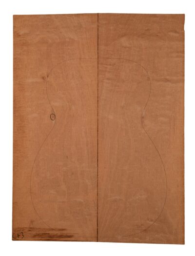 Mahogany (Genuine) GuitarBack2pcATC L438.GMAH3.515
