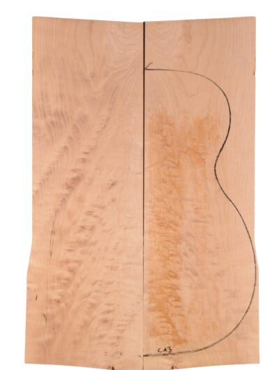Maple (Soft) GuitarBack2pcATC M2840.G.013