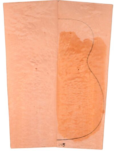 Maple (Big Leaf) GuitarBack2pcATC M2843.G.047