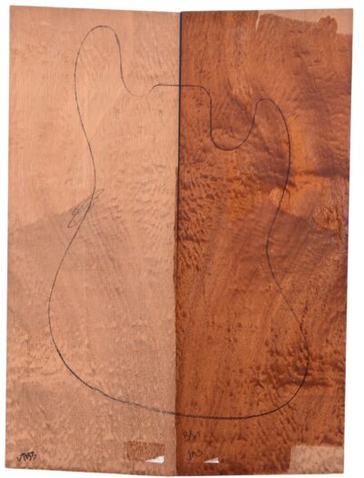 Sapele GuitarSolidBodyTopATC SAPL4.G.195
