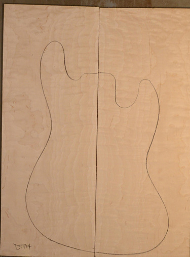 Maple (Soft) GuitarSolidBodyTopATC L15449.G.025