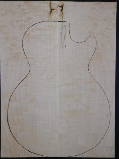 Maple (Big Leaf) GuitarSolidBodyTopATC L20174.G.041