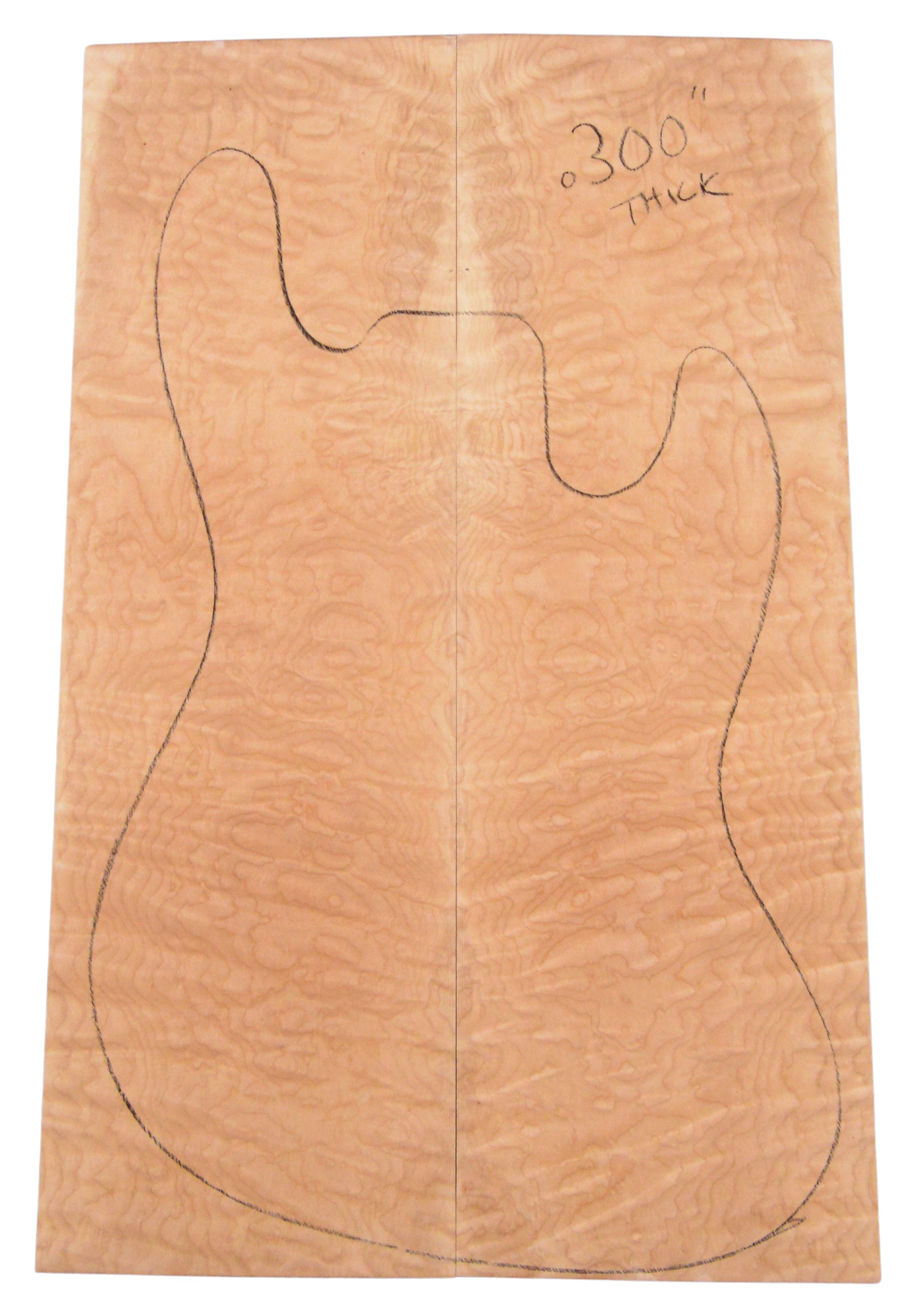 Maple (Big Leaf) GuitarSolidBodyTopATC BLMMX.G.004