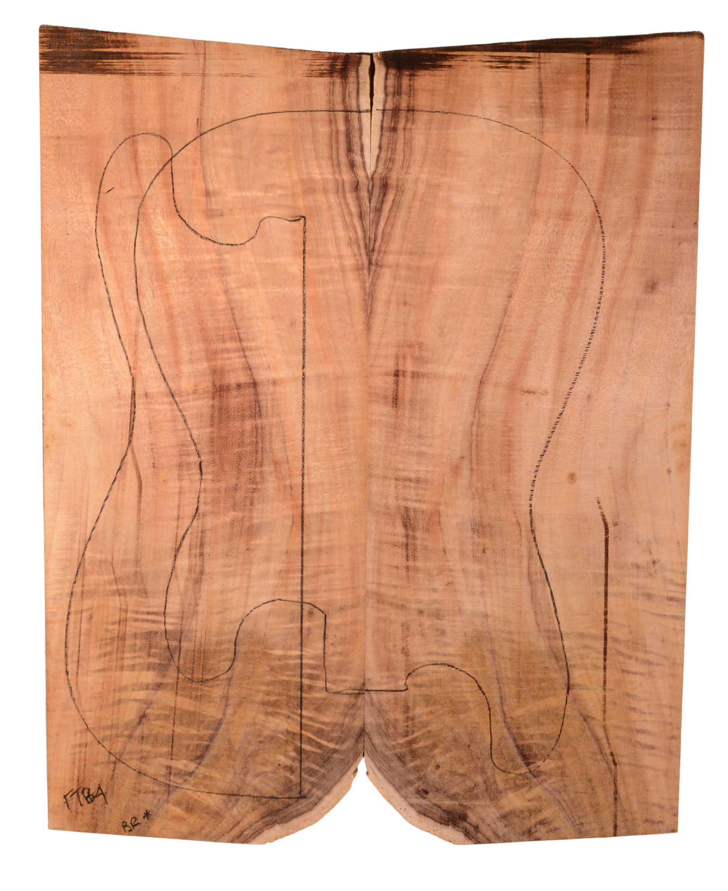 Koa GuitarSolidBodyTopATC KOASB.G.108