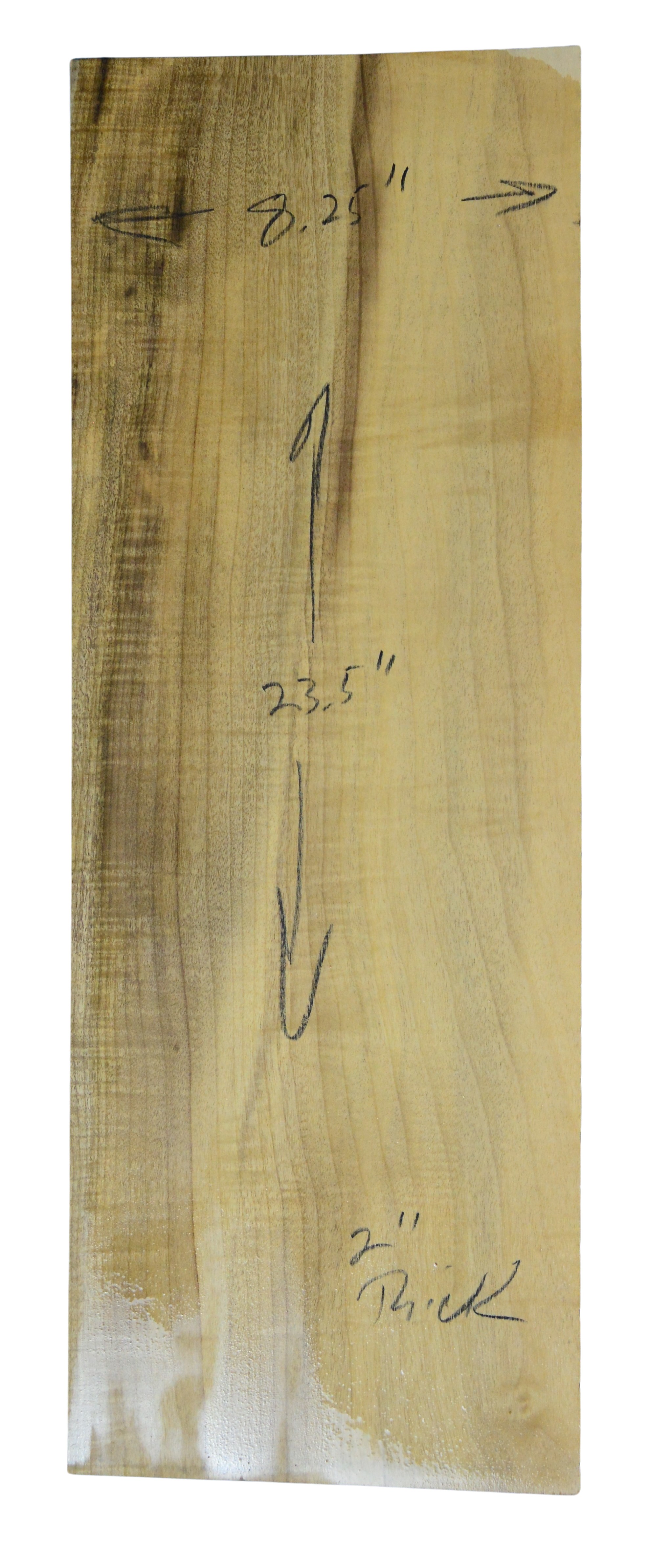 Myrtle (American) Guitar Back Billet L026351.G.018