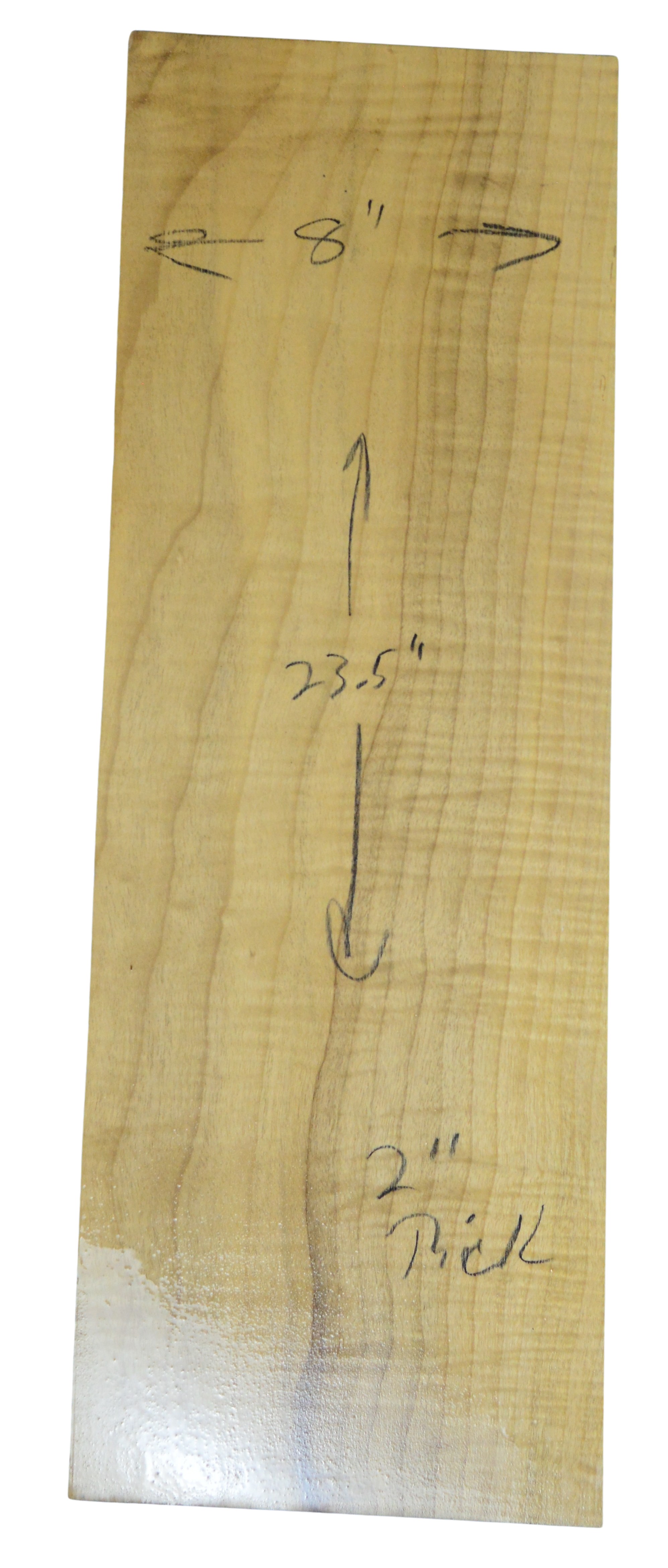 Myrtle (American) Guitar Back Billet L026351.G.020
