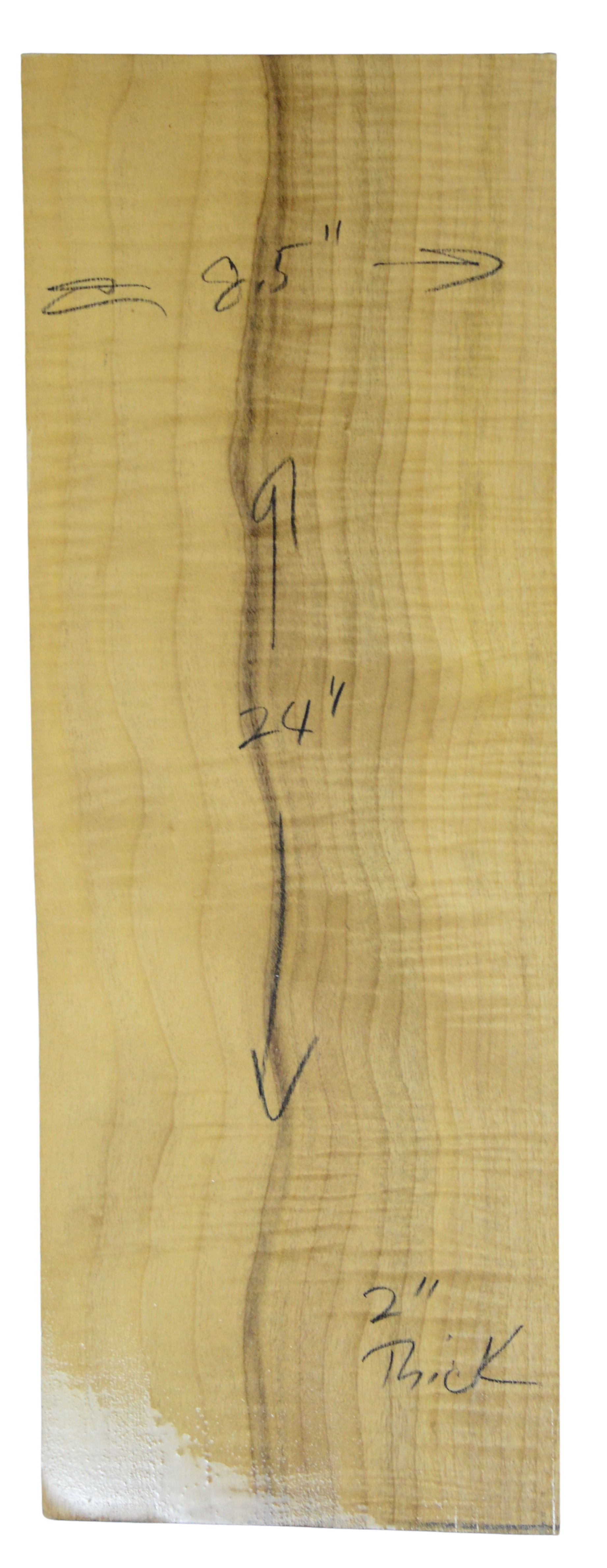Myrtle (American) Guitar Back Billet L026351.G.021